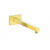 Vogt - 16" Wall Arm - Straight - Square Flange - WA.01.16.BG - Brushed Gold (PVD)